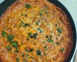 A picture of step 8 of Veg lasagna.