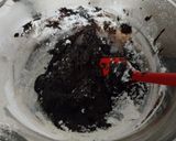 Foto langkah ke 2 dari resep 122. Choco BlackForest Chiffon Cake|oven listrik|.
