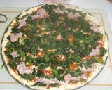 Foto del paso 8 de la receta Pizza de espinacas y beicon