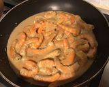 Une image de l'étape 4 de Crevettes sauvages marinées sauce pêche curry au citron et aneth.