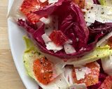 A picture of step 3 of Blood orange and bitter leaf salad.
