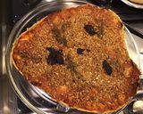 Une image de l'étape 17 de Tarte bonhomme » au céleri branche,tomates, mozzarella,oignon de roscoff et poivre vert frais.