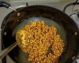 A picture of step 4 of Moong dal Kachori chaat.