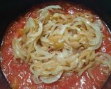Foto del paso 2 de la receta: Fideos con salsa Normanda (con berenjena)