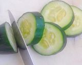 A picture of step 1 of Lemon Cucumber Water.