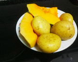 Foto del paso 1 de la receta: Tortilla de patatas y calabaza