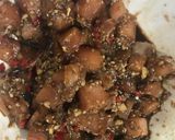 Foto del paso 1 de la receta: Wok de Arroz con pollo y longaniza al ají