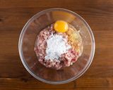 A picture of step 1 of Sweet and Sour Meatballs.