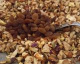 A picture of step 1 of Dates and dry fruits bolls.