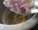 A picture of step 3 of Dal Lauki.