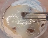 A picture of step 4 of Cappuccino loaf cake (eggless).