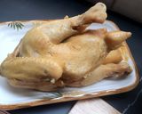 Hình bước làm 1 của món Cơm gà luộc và gỏi gà bắp cải