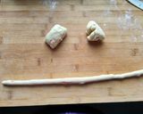Une image de l'étape 2 de Bretzel lard emmental.
