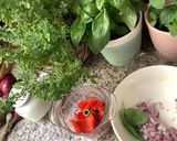 Une image de l'étape 1 de Riz 🌾 jerbien 🥬🍃🥕🌶🧄le soleil 🌞 dans l’assiette ☘️.