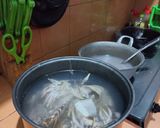 Foto langkah ke 4 dari resep Tumis Jantung Pisang & Ikan Teri.
