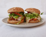 Foto del paso 12 de la receta: Pulled chicken burgers