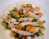 Foto del passaggio 4 della ricetta Straccetti di Lonza di Maiale con Verdure e Salsa di Soia