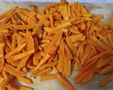 A picture of step 1 of Haldi Ka Achar.