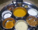 A picture of step 1 of Mango Gujarati kari.
