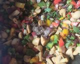 A picture of step 5 of Chilli Mushroom Pasta.