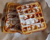 Foto langkah ke 5 dari resep Waffle Merah Putih.