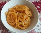 A picture of step 3 of Instant Jalebi.