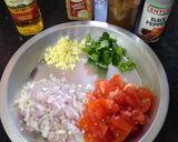 A picture of step 1 of Mexican Cauliflower Fried Rice.