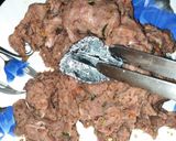 A picture of step 2 of Mutton Keema kabab.