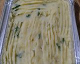 Foto langkah ke 3 dari resep Kentang Panggang Topping Carbonara Ayam.