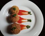 A picture of step 5 of Bread cheese balls.