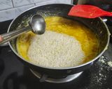 A picture of step 4 of Classic Style Mysore Pak.