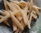 A picture of step 1 of Spice Fries.