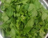 A picture of step 1 of Green chutney.