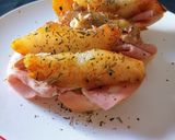 Foto del paso 5 de la receta: Brusquetta de mortadela y pera 🍐🍐🍐
