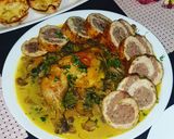 صورة لخطوة 5 من وصفة رولي الدجاج واللحم🍗🥩