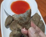 Gambar langkah 9 resipi Keropok Lekor Ikan Bilis.