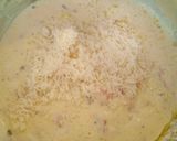 Foto del paso 9 de la receta Rigatoni con bacon en salsa carbonara trufada