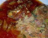 A picture of step 4 of Beef Stew and fried Cabbages.