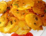A picture of step 8 of Potato Bhajia.