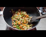 A picture of step 3 of Healthy Dalia pulao.