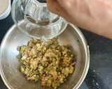 A picture of step 2 of Kuttu Flour Liquid Aloo Paratha / Chilla.