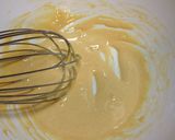 A picture of step 2 of Vanilla Bean Cream Sauce.