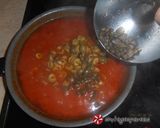 Φωτογραφία βήματος 10 της συνταγής Spaghetti alla Vesuviana. Ένα “ηφαίστειο” στο πιάτο σας