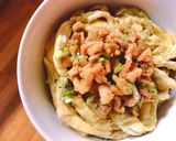 Hình bước làm 3 của món Rice Bowl Cà Tím Nướng & Thịt Băm Rang Tương Miso