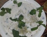 A picture of step 3 of Lauki ka raita.