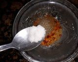 A picture of step 5 of Allu Karahi.