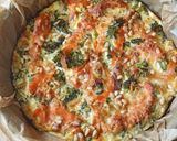 Une image de l'étape 2 de Quiche sans pâte Philadelphia, brocolis et saumon fumé.