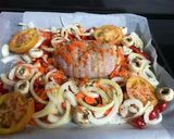 Foto del paso 1 de la receta Rulo de pavo 🦃con verduras 🥕🌶🥒