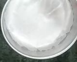 A picture of step 4 of Sooji Cake.