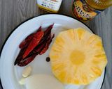 Foto del paso 1 de la receta: Salsa taquera de chile de árbol y piña 🍍🌶️